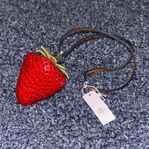 Tory Burch Strawberry Shaped Bag Charm
Last one!!